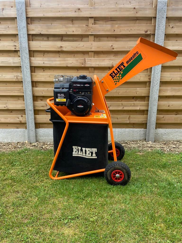 Eliet Maestro 5.5 PK Hakselaar, Tuin en Terras, Ophalen, Zo goed als nieuw