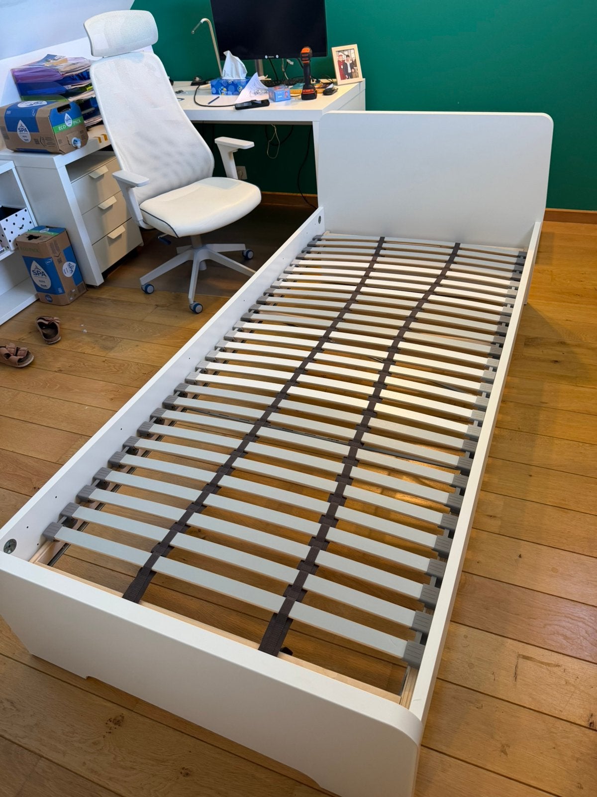 Lit 1 place IKEA Askvoll, 90 cm, Enlèvement, 200 cm, Une personne