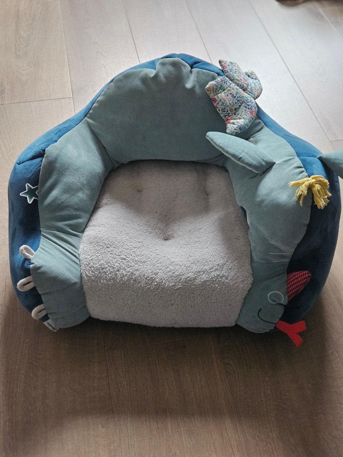kinderstoel zitkussen, Ophalen