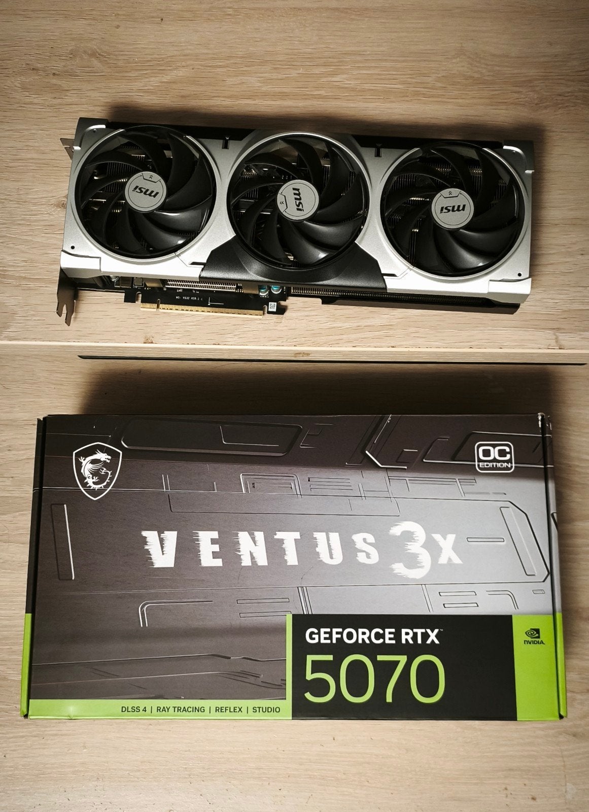 NVIDIA RTX 5070 MSI Ventus 3X, Computers en Software, Videokaarten, Nieuw, Nvidia, PCI-Express 5.0, Overige soorten, HDMI, DisplayPort