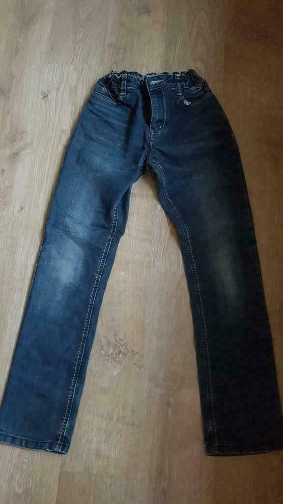 blauwe jeans broek maat 152, Ophalen of Verzenden, Gebruikt, Jongen, Broek