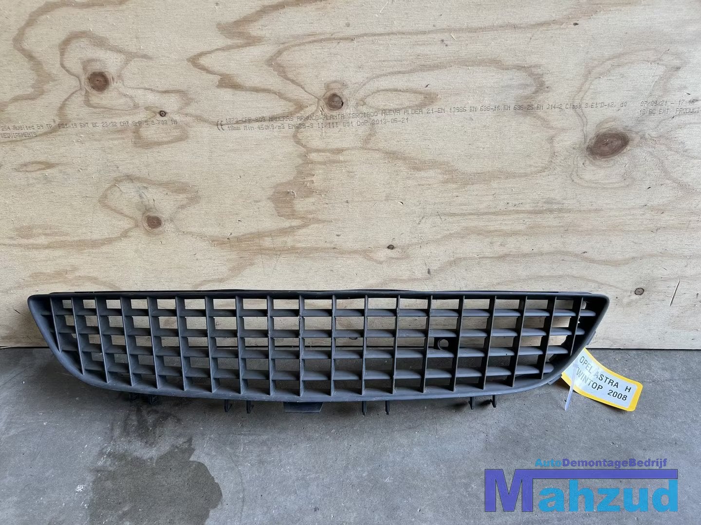 OPEL ASTRA H TWINTOP Voorbumper bumper grille rooster 2003-2, Pare-chocs, Opel Automobile GmbH, Avant, Opel