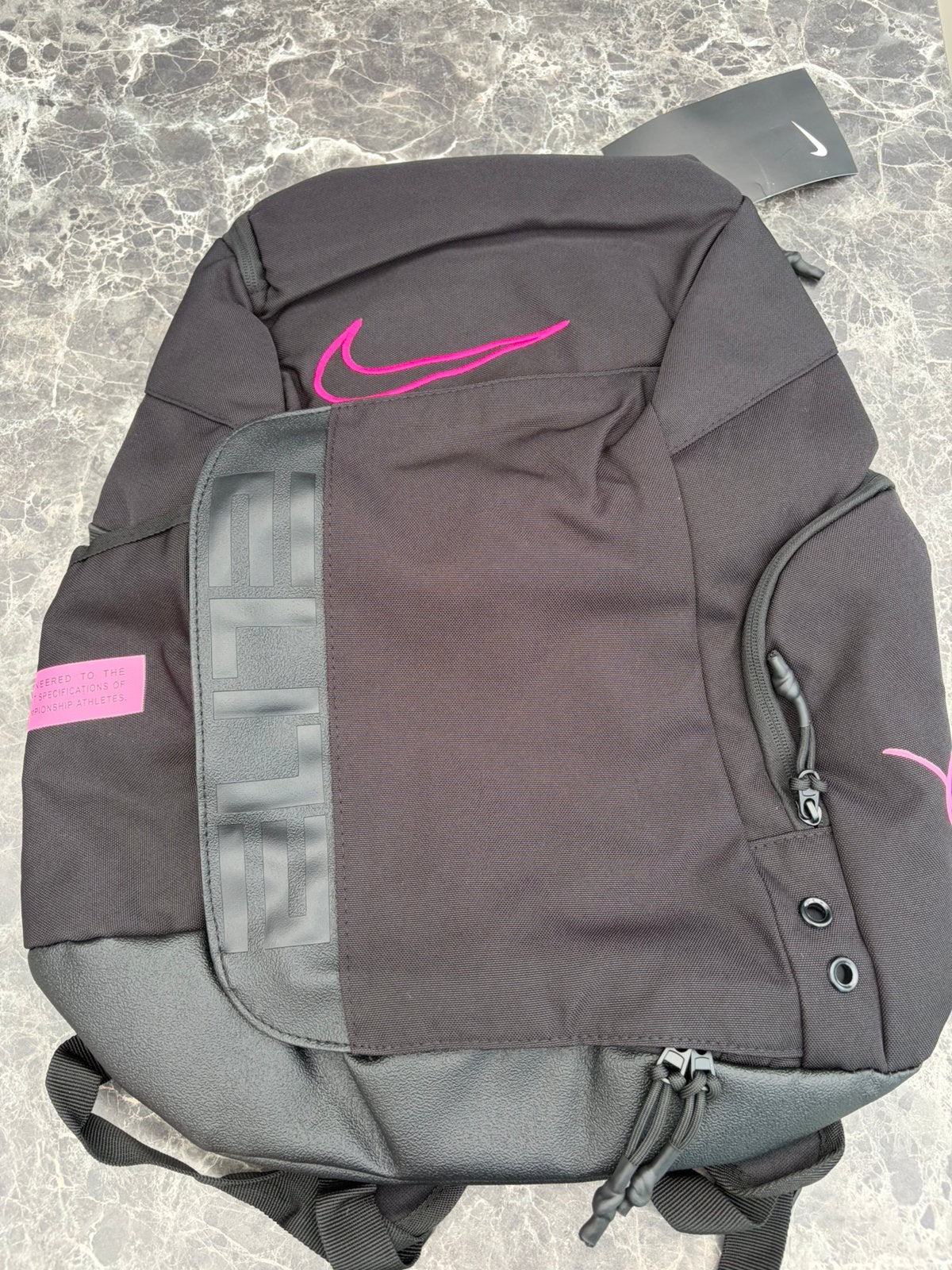 Nike elite rugzak zwart/roze Unisex, Ophalen, Nieuw