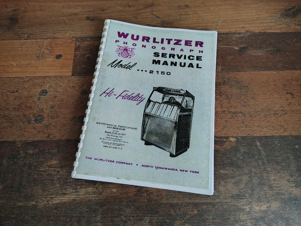 Service Manual: Wurlitzer 2150 (1957) jukebox nieuw !!, Envoi, Wurlitzer