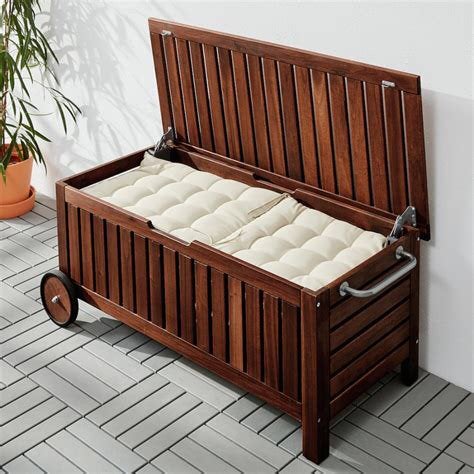 houten tuinkoffer, Tuin en Terras, Ophalen, Zo goed als nieuw, Hout, Overige typen