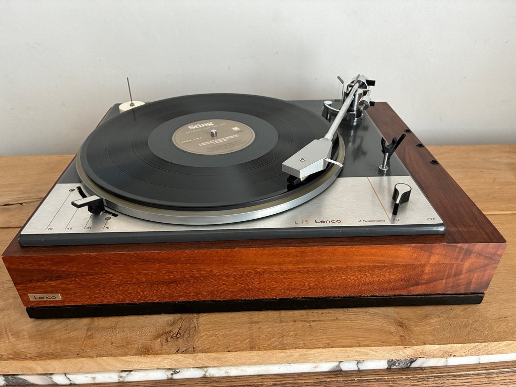 Topstaat! Lenco L75 Platenspeler - Nagezien & Geüpgraded, Audio, Tv en Foto, Platenspelers, Ophalen, Refurbished, Platenspeler