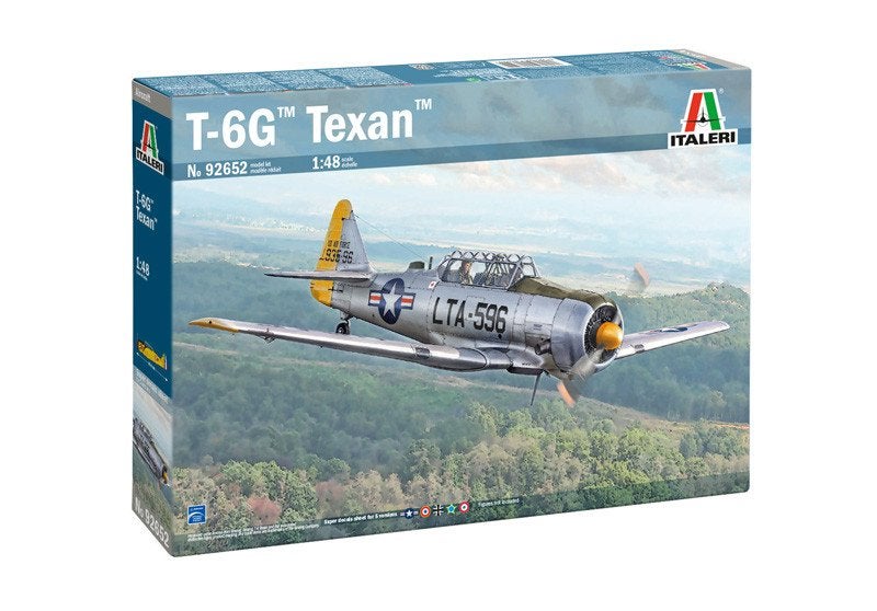 ITALERI 92652 T-6G TEXAN échelle 1/48, Neuf, Plus grand que 1:72, Avion, Italeri