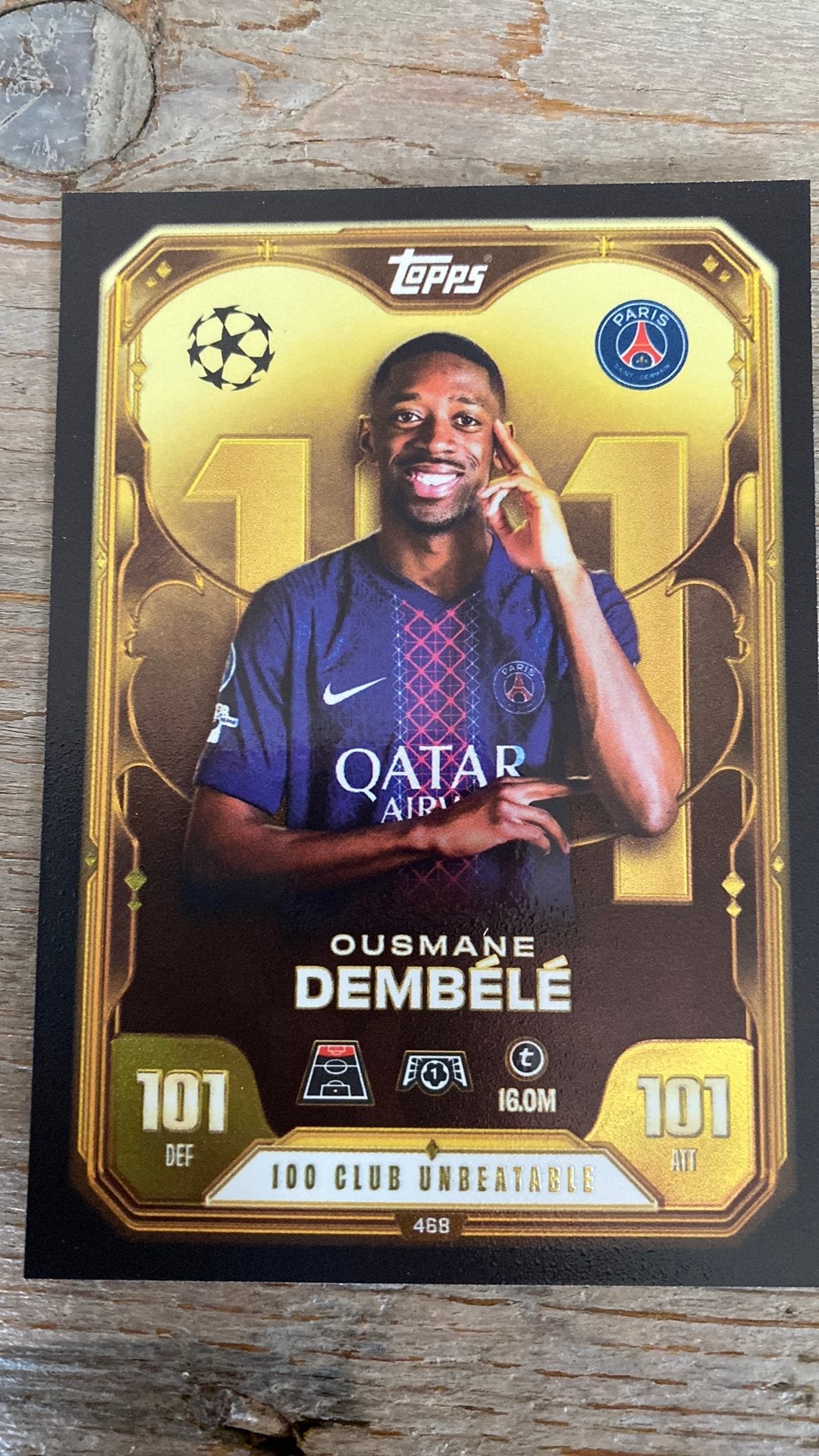 100 club ousmane Dembélé, Enlèvement ou Envoi, Comme neuf
