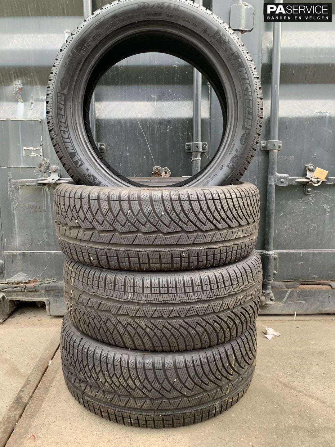 4x Michelin 225 50 18 winterbanden met 7,5 mm, Auto-onderdelen, 18 inch, Gebruikt, -, -