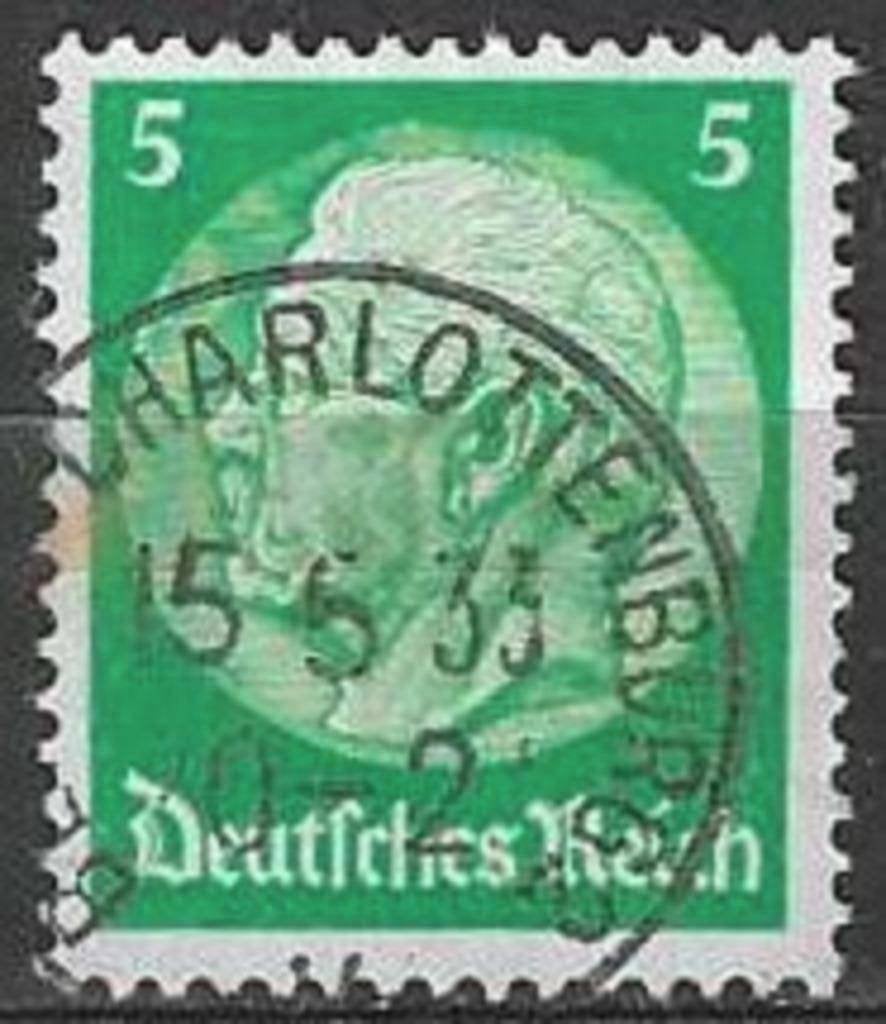 Allemagne 1932-1933 - Yvert 444 - Maréchal Hindenburg (ST), Timbres & Monnaies, Timbres | Europe | Allemagne, Envoi, Affranchi