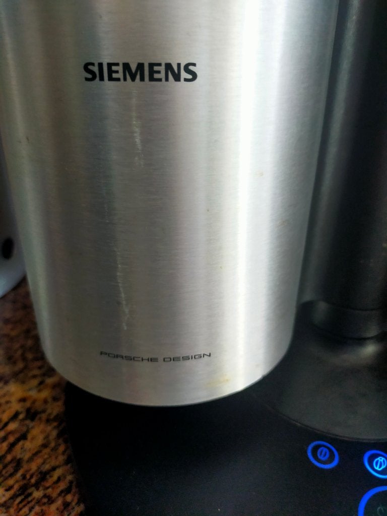 Koffiezetapparaat DESIGN by PORSCHE, Gebruikt, Verzenden, Koffiemachine, Gemalen koffie