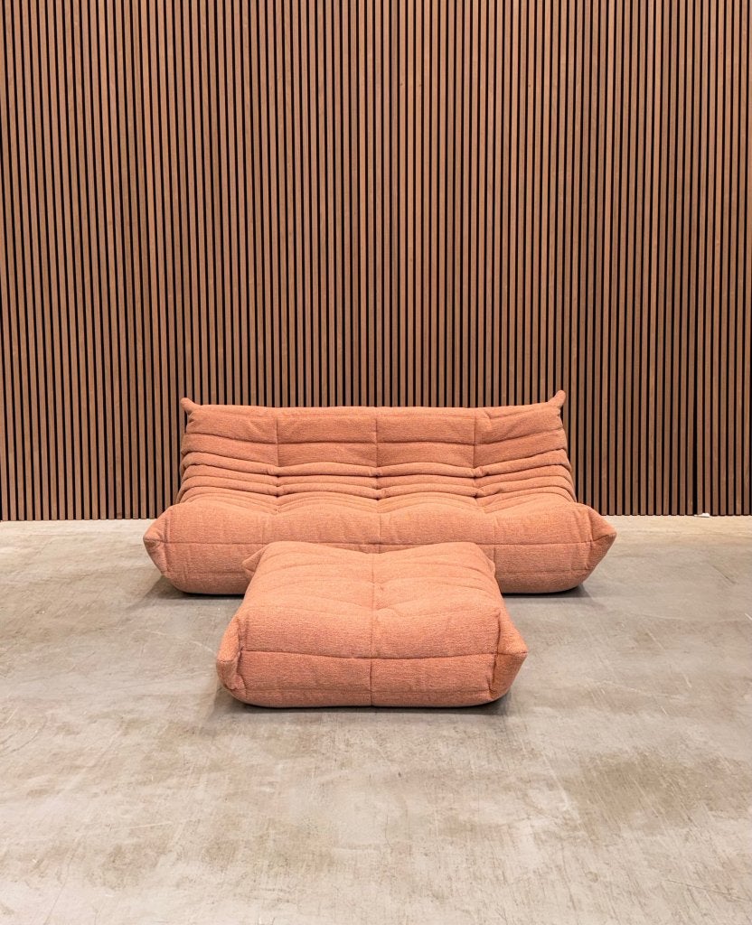 Ligne Roset Togo Large Settee driezits | Roze Woolblend, Ophalen of Verzenden