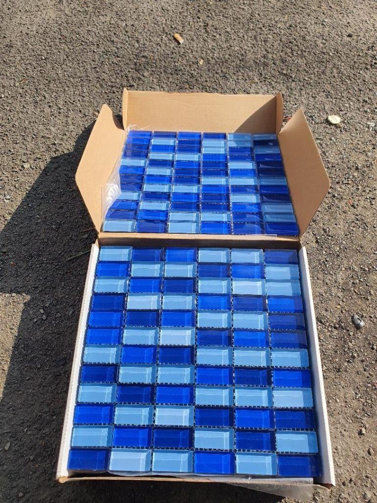 Mosaïque Verre 8 mm epaisseur, 19 euro / m2, Bricolage & Construction, Dalles & Carrelages, Neuf, Enlèvement
