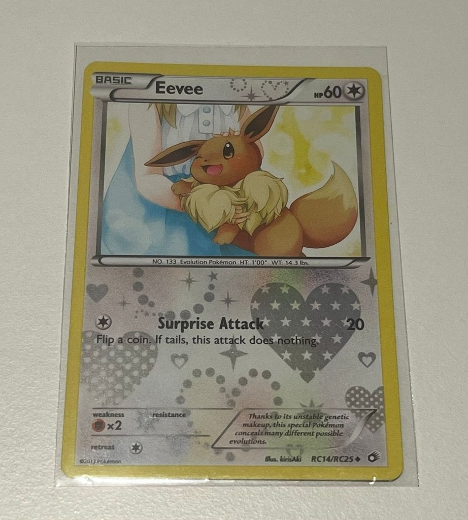 Eevee RC14/RC25 uit B&W Radiant Collection, Ophalen, Gebruikt, Losse kaart, Foil