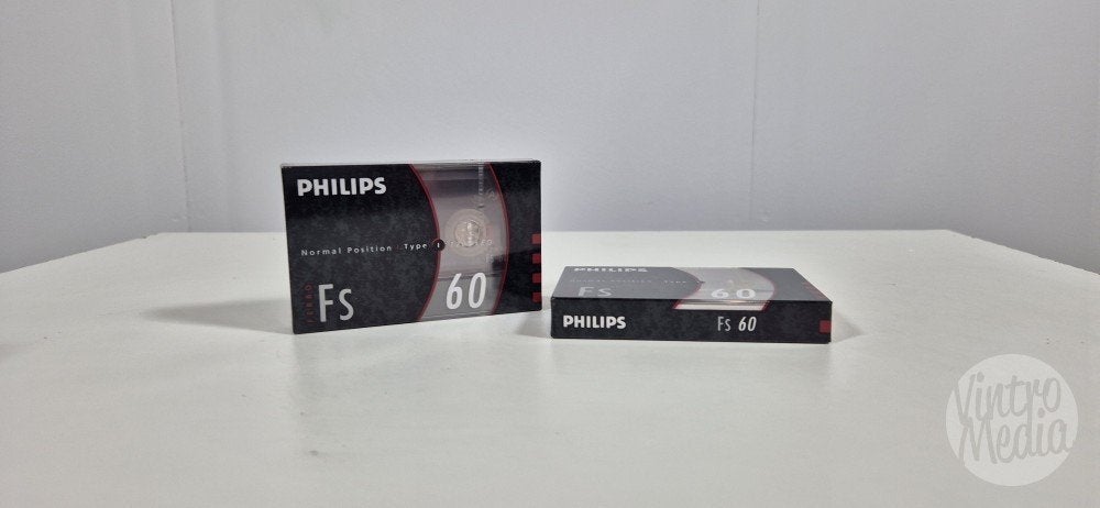 Philips FS60 Cassettebandje | 60 Minuten | Nieuw in Folie, Cd's en Dvd's, Cassettebandjes, Ophalen of Verzenden, Nieuw in verpakking