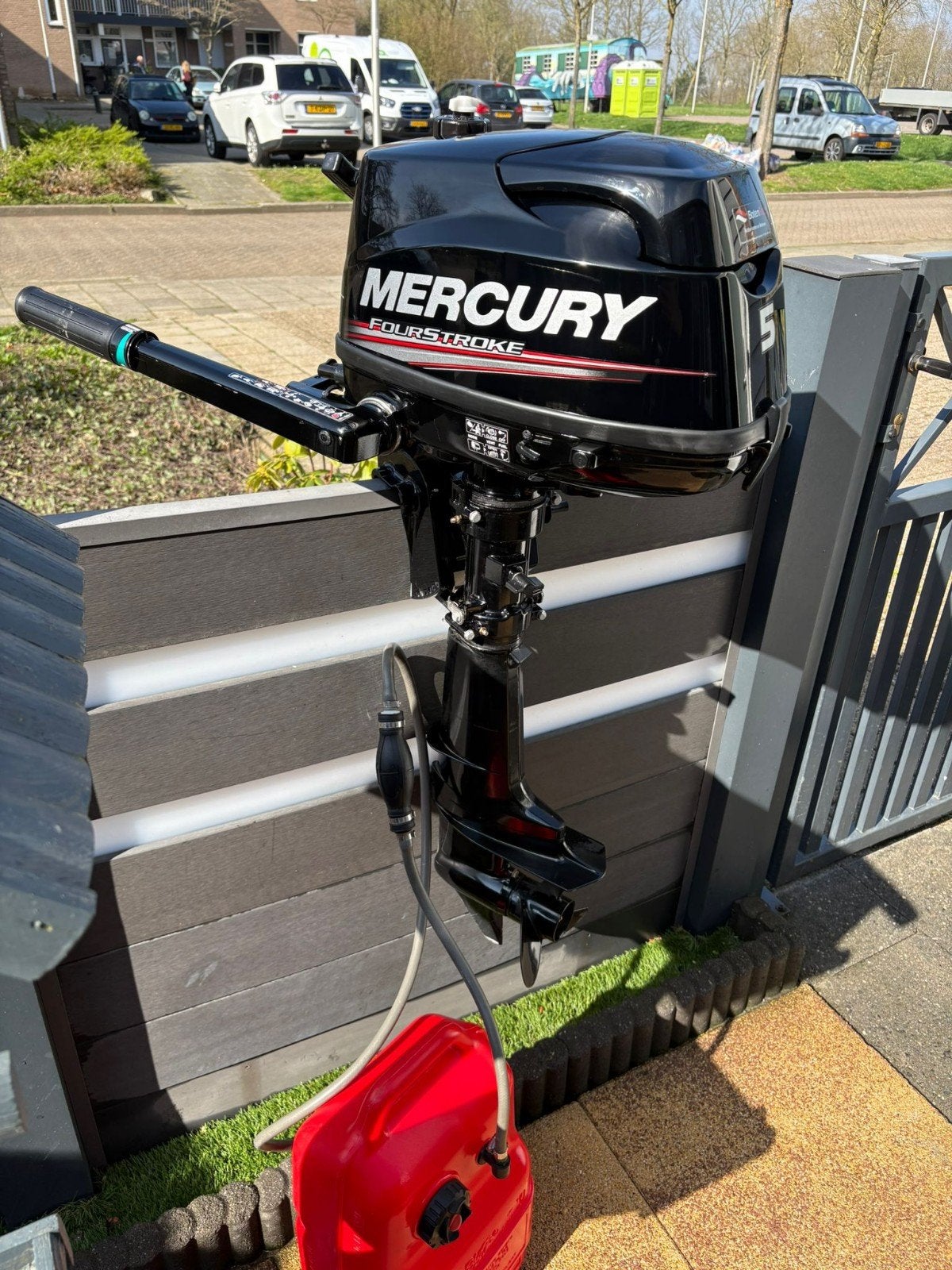 Mercury buitenboord motor 4 takt 5 pk, Watersport en Boten, Ophalen