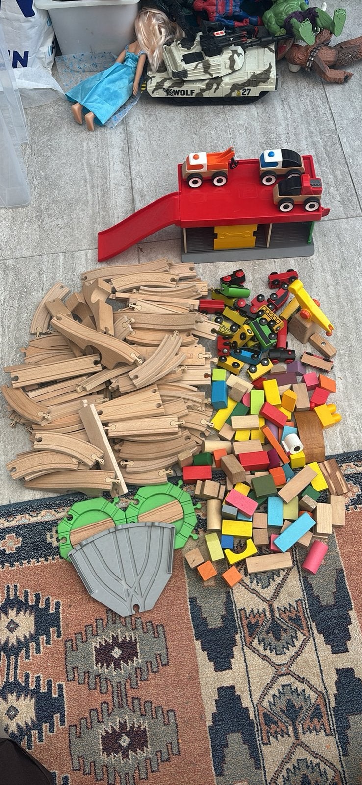 Lot de jouets en bois, Enlèvement, Utilisé