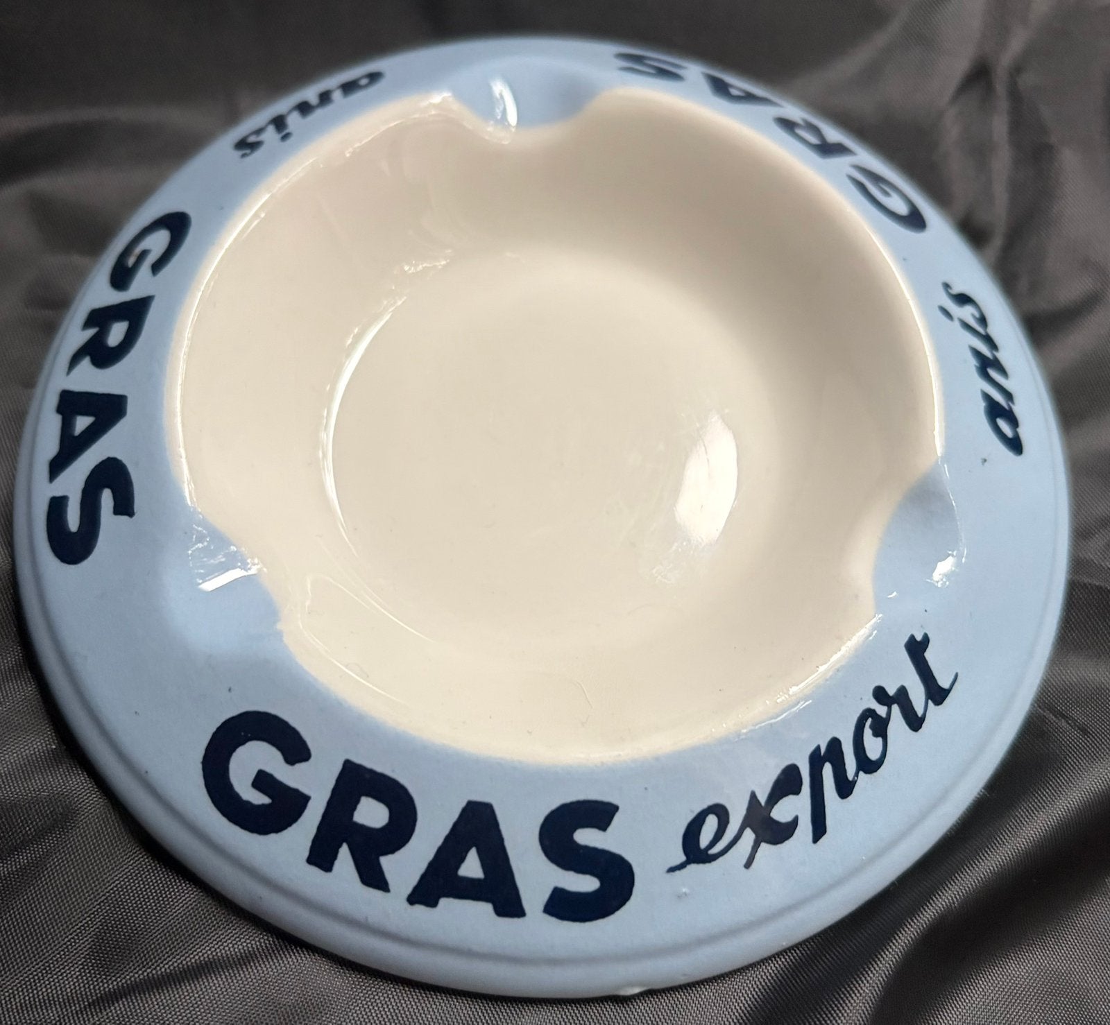 Cendrier en porcelaine Gras Anis Pastis, Enlèvement ou Envoi, Utilisé, Ustensile