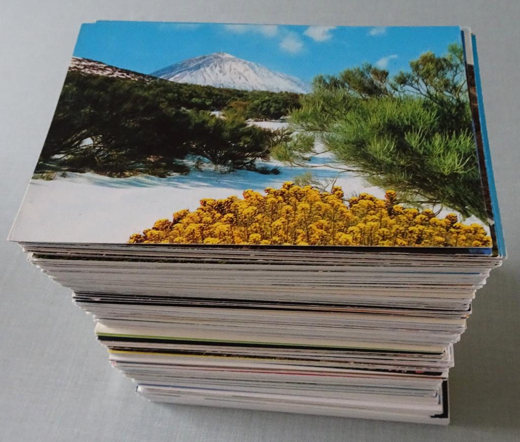 377 POSTKAARTEN VAN DE CANARISCHE EILANDEN, Enlèvement ou Envoi, Affranchie, Espagne