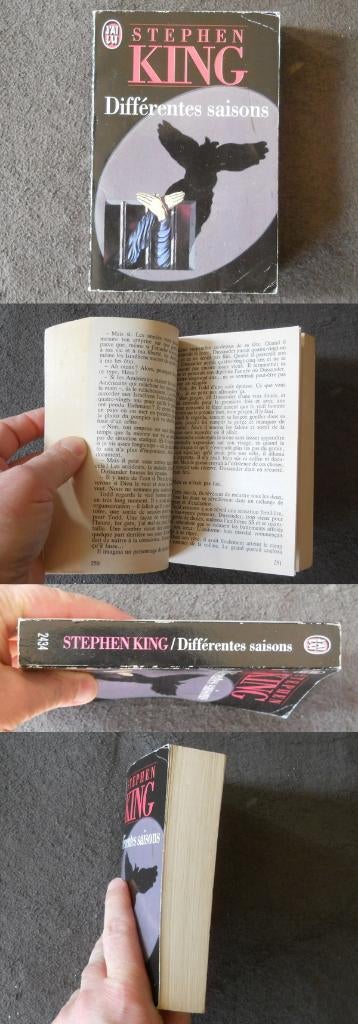 Différentes saisons (Stephen King), Livres, Enlèvement, Utilisé
