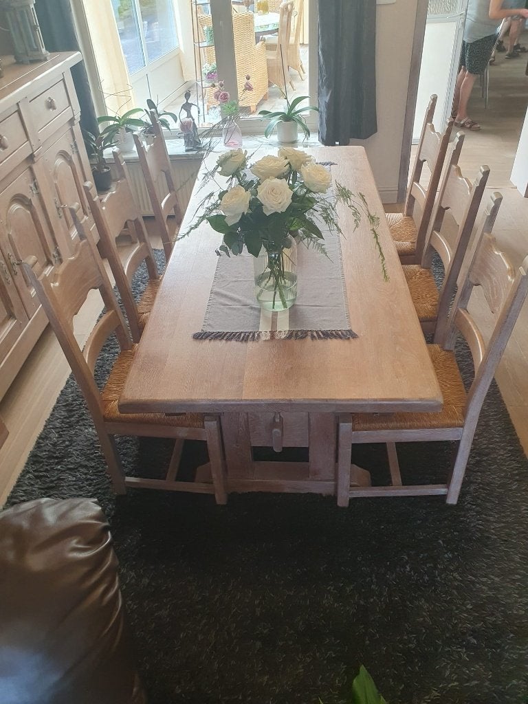 Eetkamer, Huis en Inrichting, Complete eetkamers, Ophalen, Zo goed als nieuw, 6 tot 8 stoelen