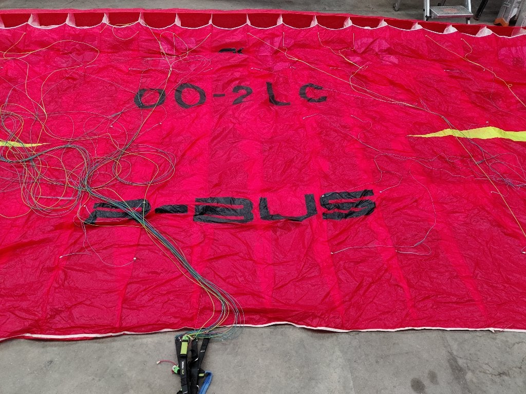 paramotor scherm R bus, Sports & Fitness, Vol à voile & Parapente, Enlèvement, Utilisé, Paramoteur