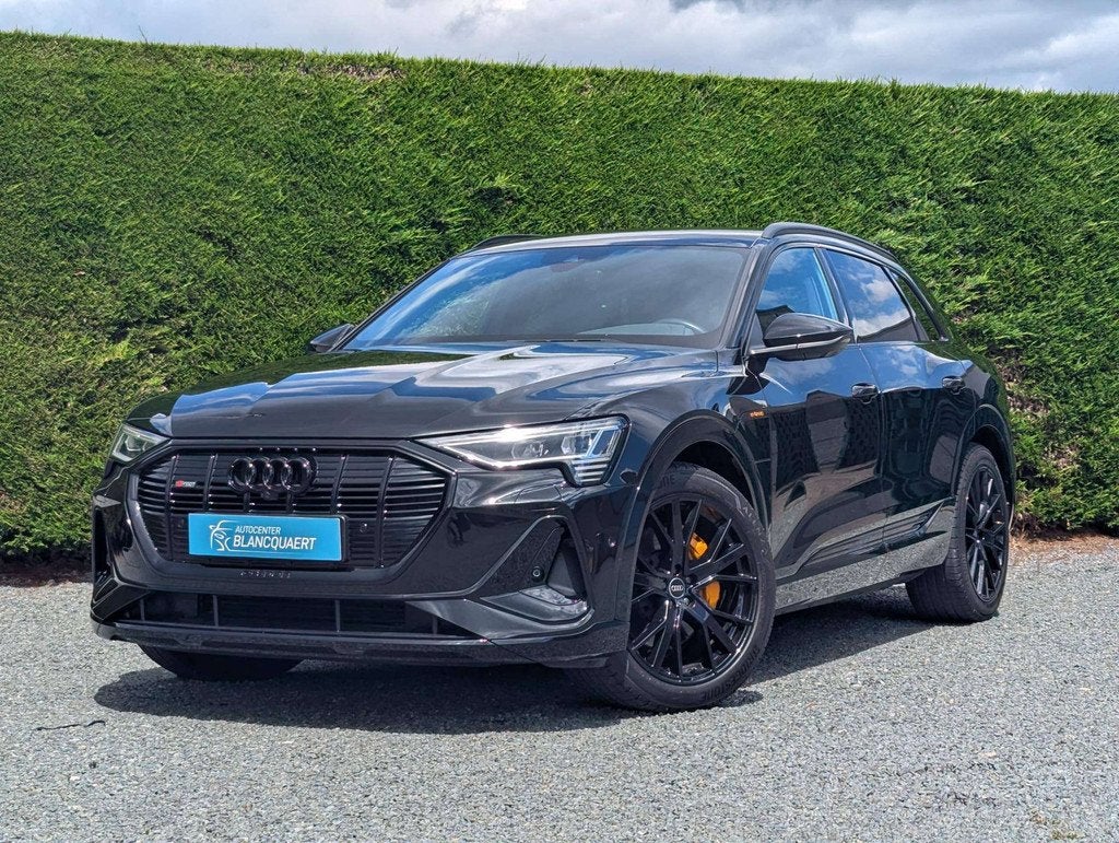 Audi Q8 e-tron (Q8) 2x s-line- ambiance - trekhaak, Gebruikt, Zwart, 468 km, 408 pk