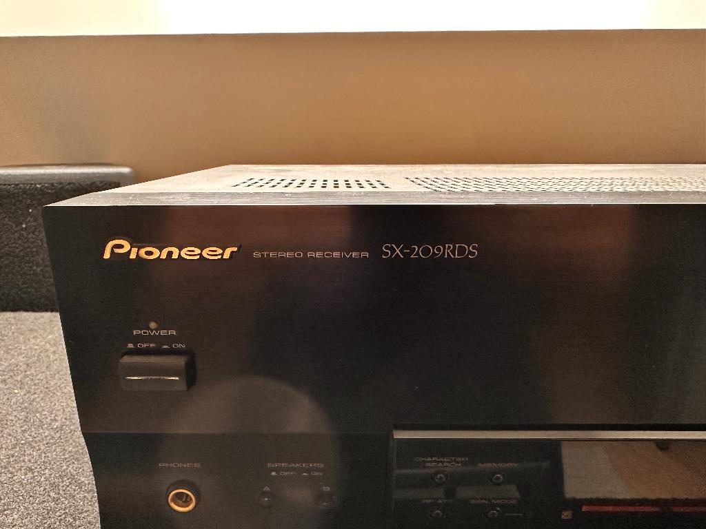 Pioneer SX-209RDS Stereo Receiver + Remote, Audio, Tv en Foto, Versterkers en Ontvangers, Gebruikt, Stereo, 60 tot 120 watt, Pioneer