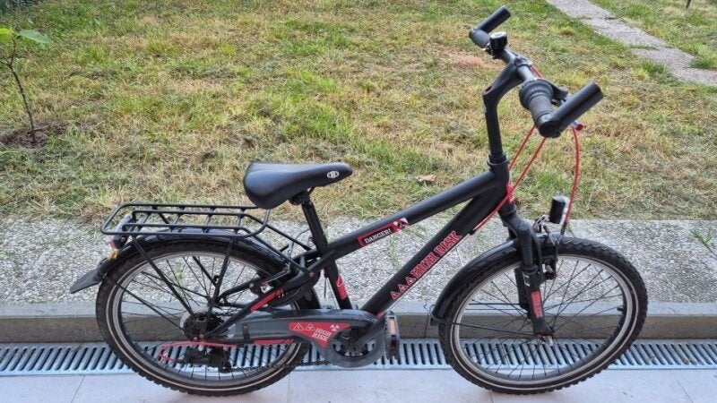 Als nieuw jongensfiets “Danger” 22 inch - met voor vering =>, Ophalen, 22 inch, Versnellingen, Danger