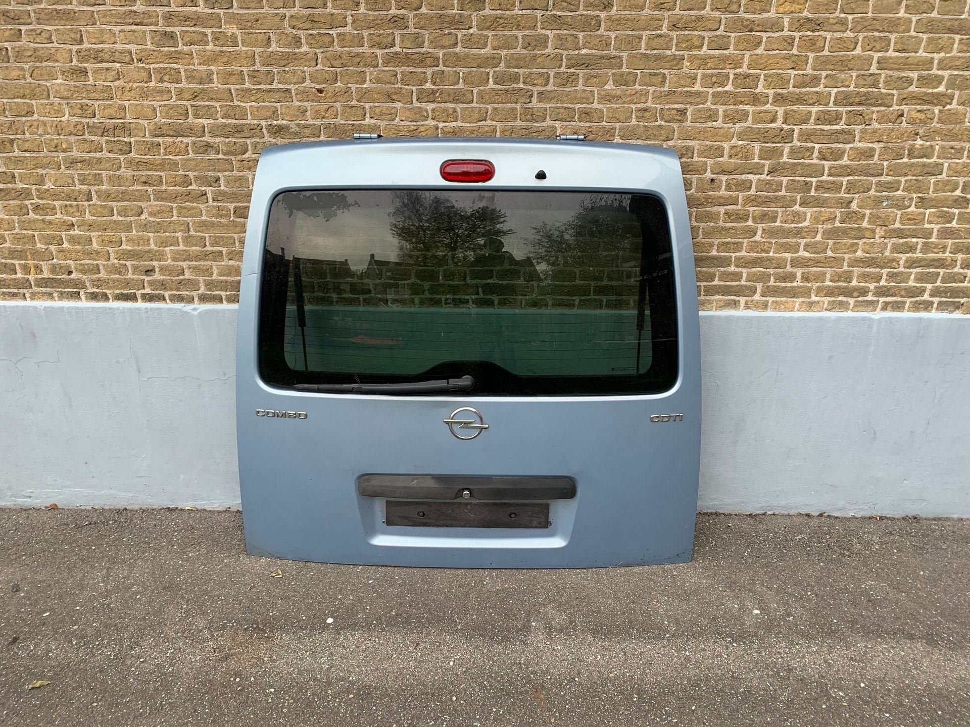 achterklep met raam opel combo 2001 tot 2011 lichtblauw, Auto-onderdelen, Gebruikt, -, Opel, Ophalen of Verzenden