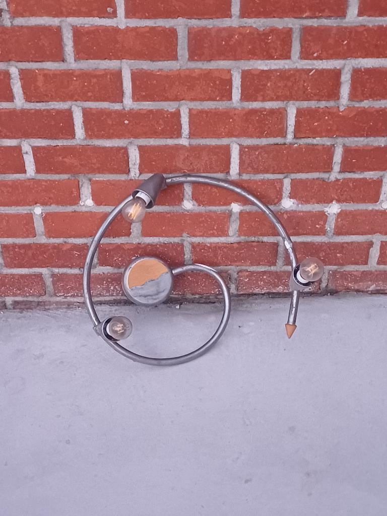Luminaire, murale ou plafonnier 3 lampes, Enlèvement, Utilisé