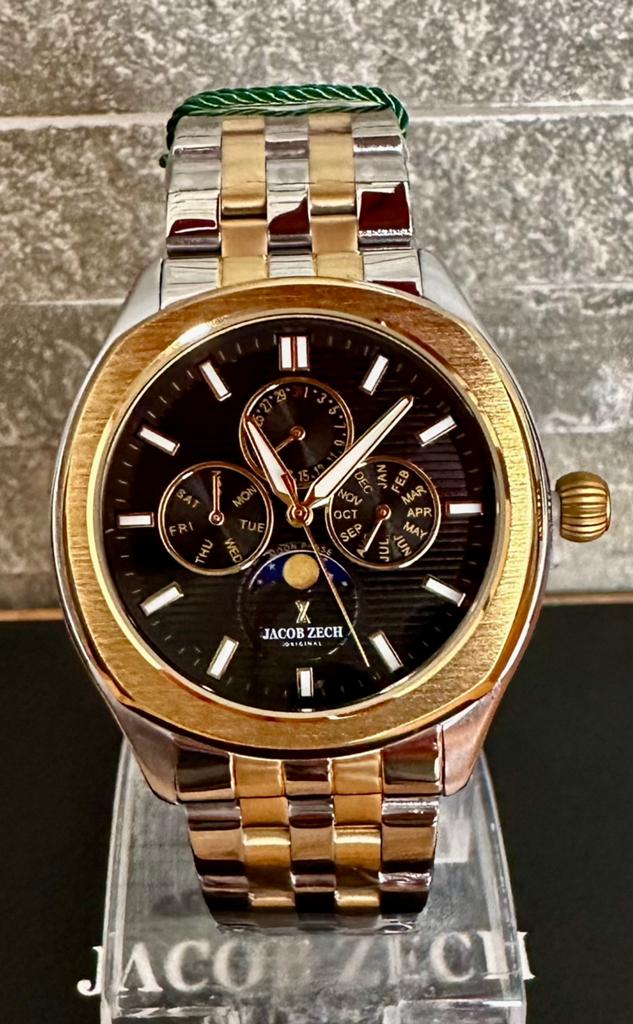 JACOB ZECH LUNAR CHRONO D'UNE VALEUR DE 499€! 💯%NOUVEAU !, Enlèvement ou Envoi, Neuf