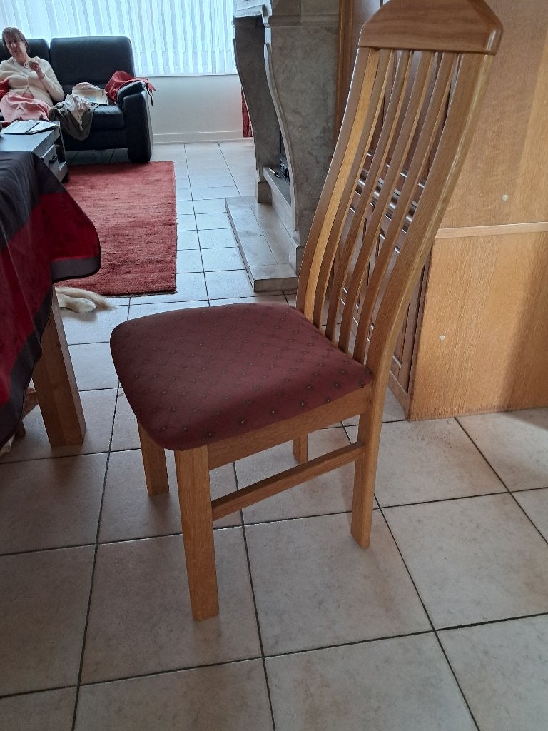 Stoelen, Maison & Meubles, Enlèvement, Utilisé, Bois, Cinq, Six Chaises ou plus