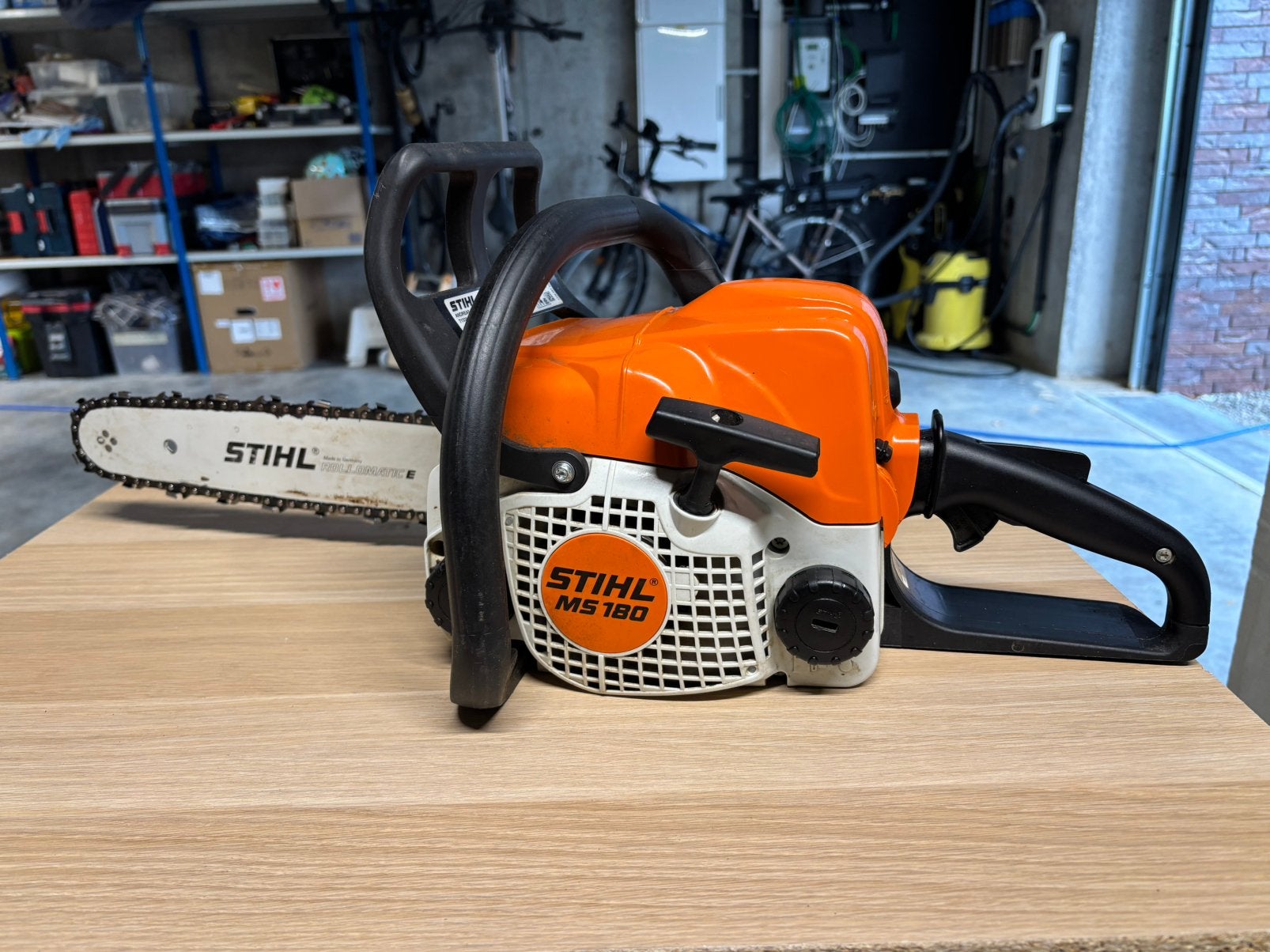 Stihl MS 180 (blad 35cm), Tuin en Terras, Ophalen, Gebruikt