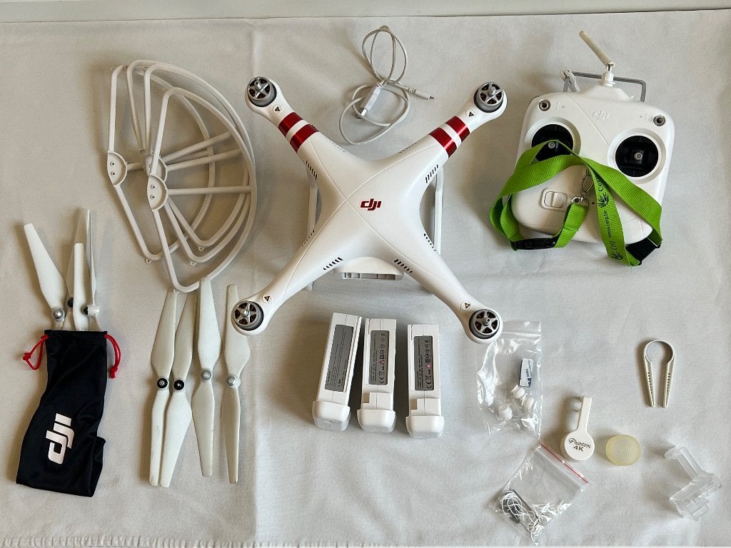 DJI Phanton 3 Standard, Gebruikt, Cameradrone, Extra accu('s), Ophalen of Verzenden