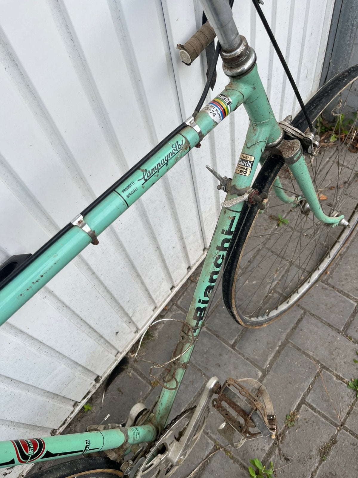 Bianchi Campagnolo 1973 - 1974, 51 à 55 cm, Enlèvement, Frein sur jante, Années 60 ou plus récent