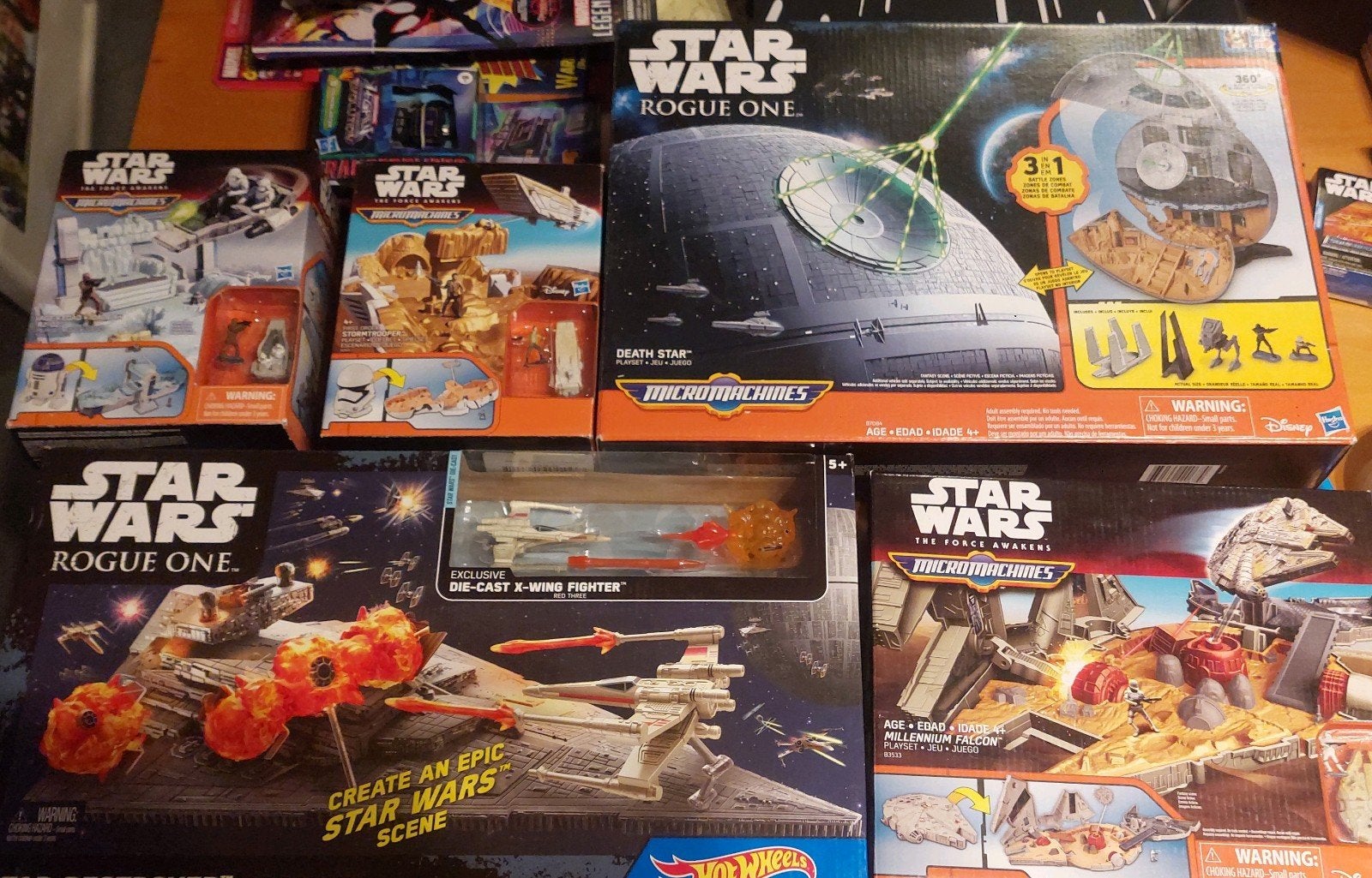 Star Wars micromachines/hotwheels playsets lot, Collections, Neuf, Info@hasbro.com, Hasbro, Figurine