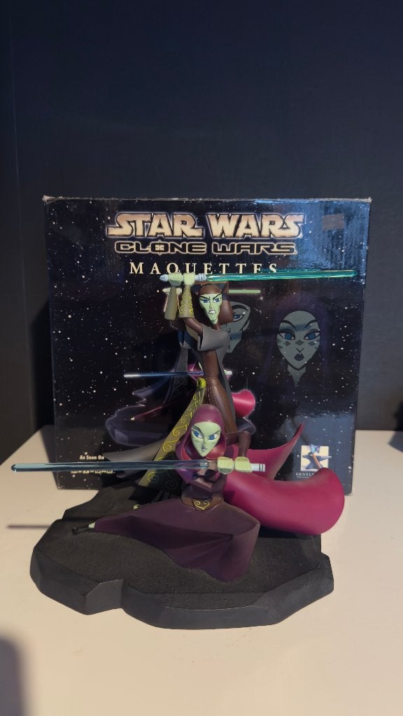 Gentle Giant - Barriss Offee & Luminara Unduli animated, Collections, Enlèvement, Comme neuf, Statue ou Buste