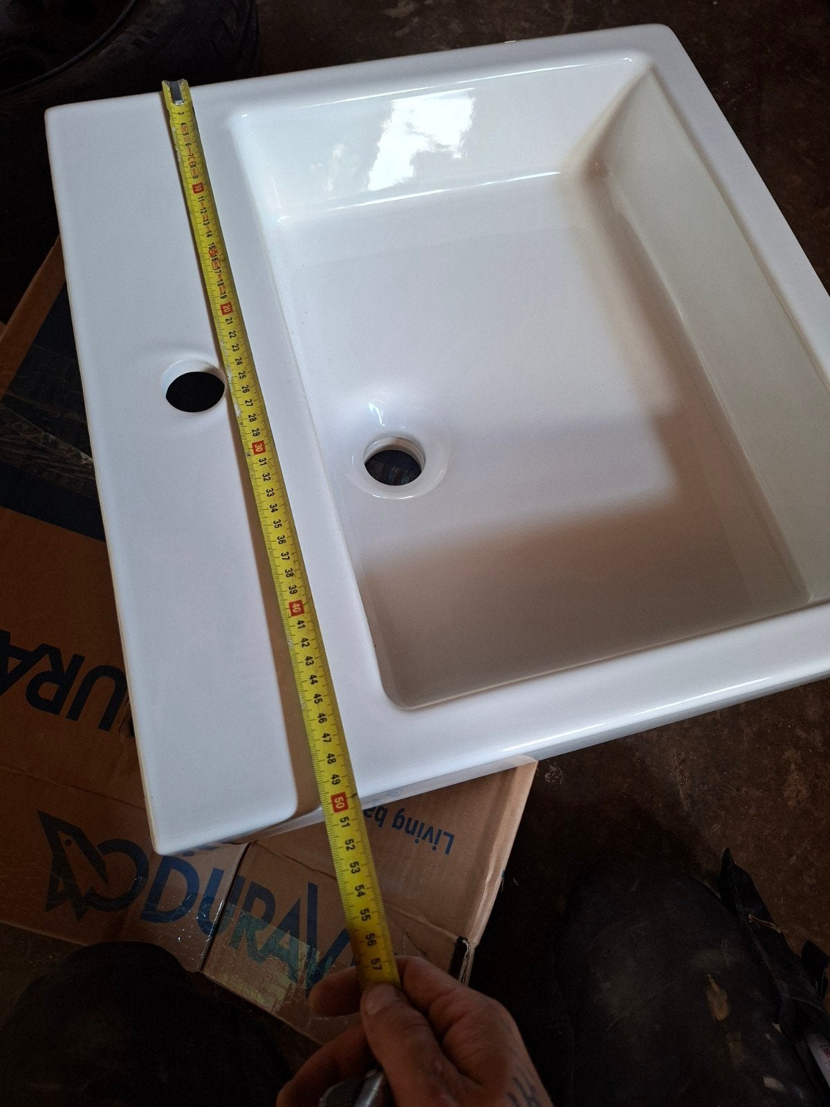 duravit lavabo, Ophalen, Nieuw, Steen, Wastafel