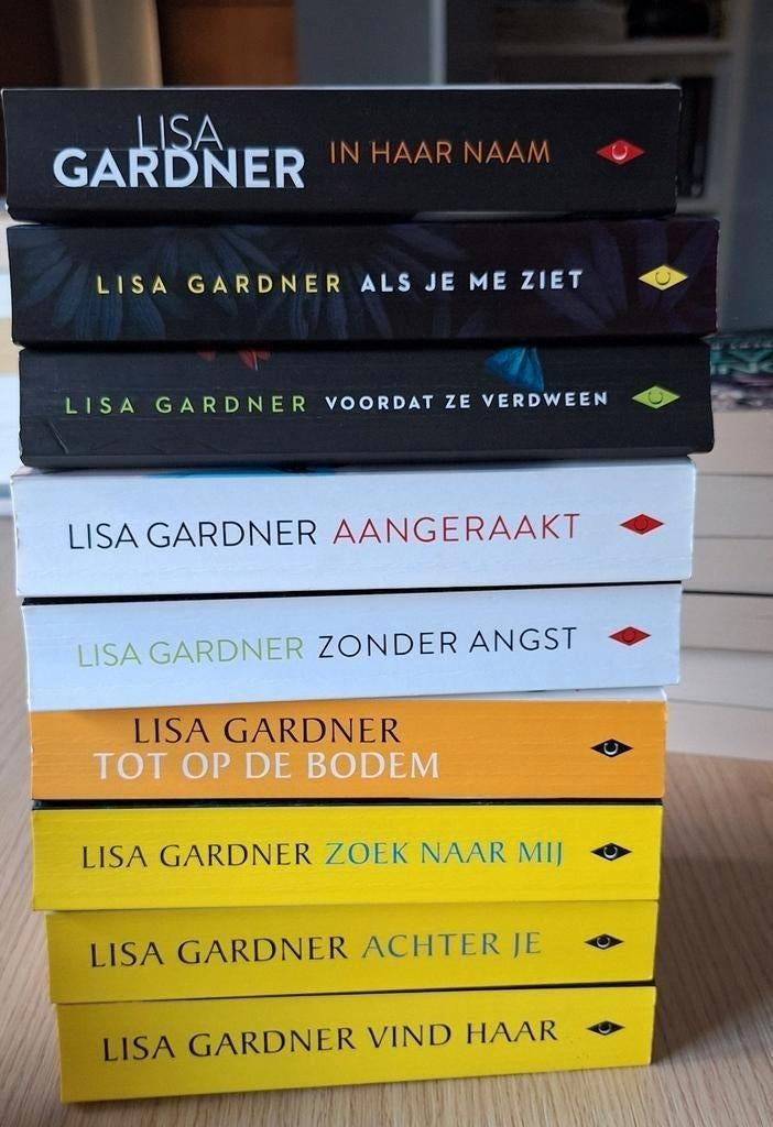 LISA GARDNER: reeks van 9 thrillers., Boeken, Ophalen of Verzenden, Zo goed als nieuw, Lisa Gardner, België