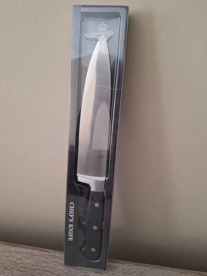 Couteau de chef Royalty Line 20 cm – Neuf sous emballage, Enlèvement ou Envoi, Couteau à découper, Inox ou Chrome, Royalty Line