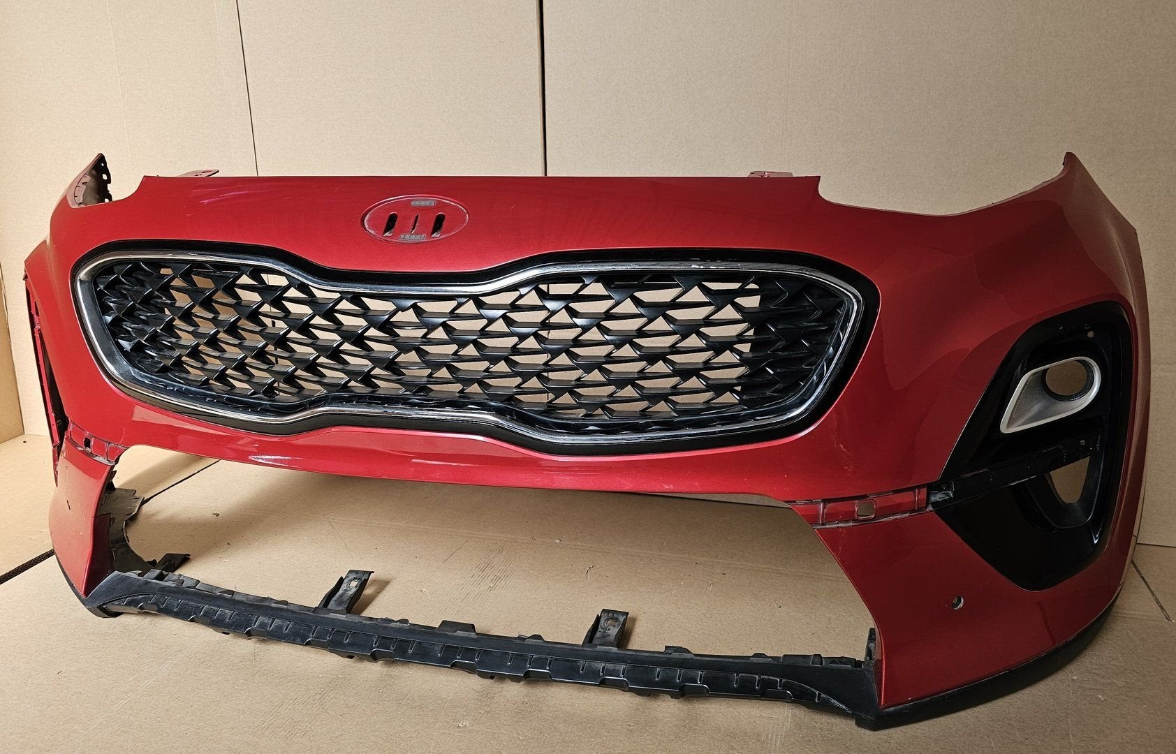 Voorbumper KIA Sportage 4 IV Facelift 86512-F1550 Origineel, Gebruikt, -, Voor, Ophalen of Verzenden