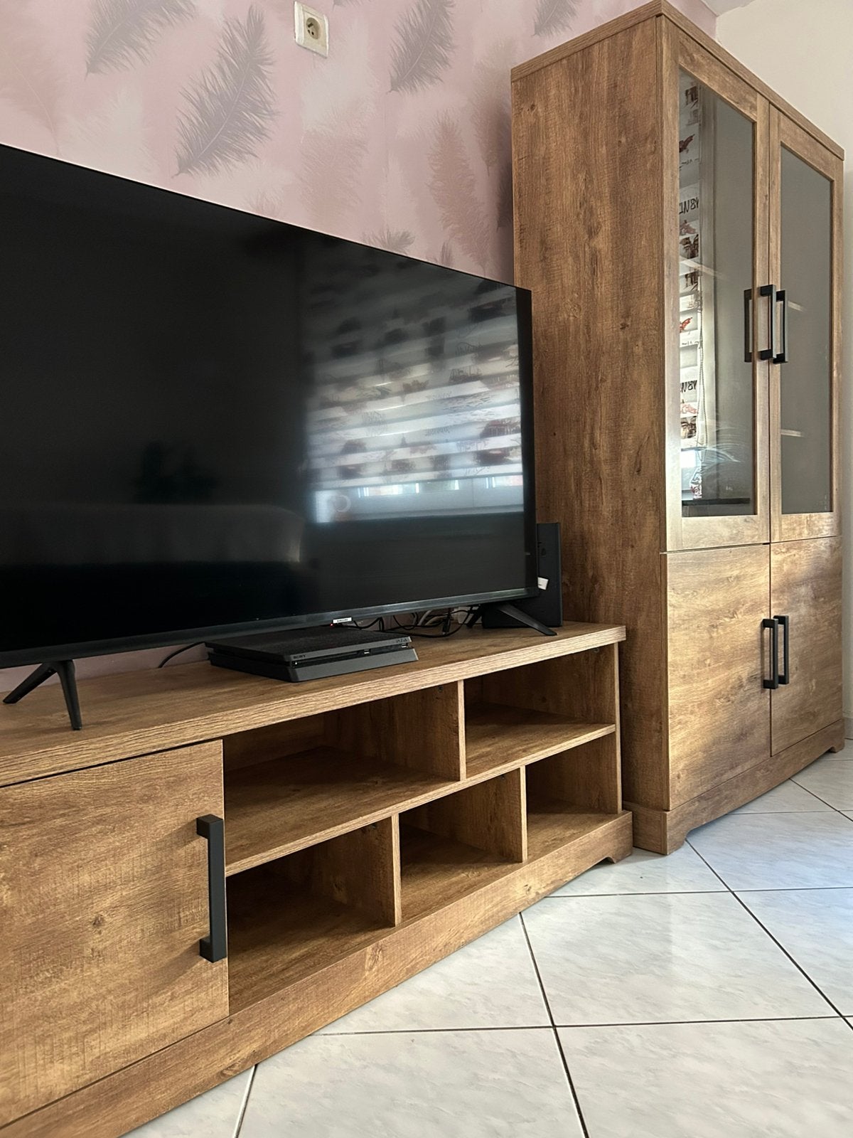 Meuble TV + Vitrine + Buffet, Maison & Meubles, Enlèvement