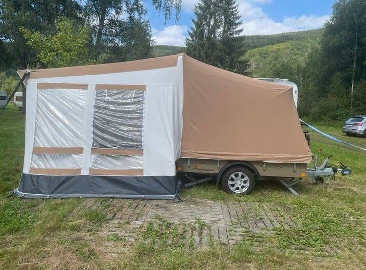Remorque caravane pliante toile/ Alpenkreuzer Duet, Enlèvement, Utilisé