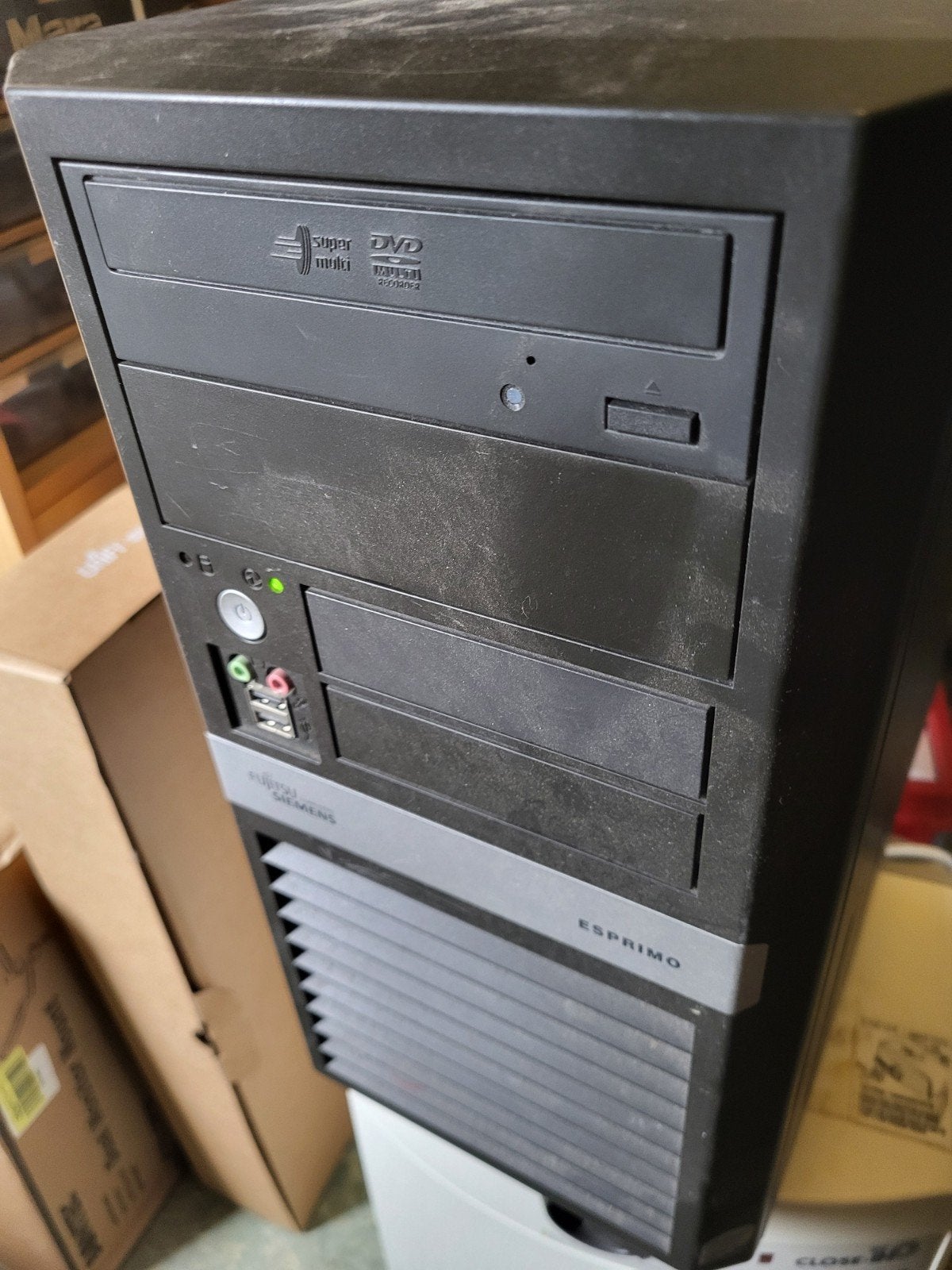 Fujitsu Esprimo P5720, Ophalen