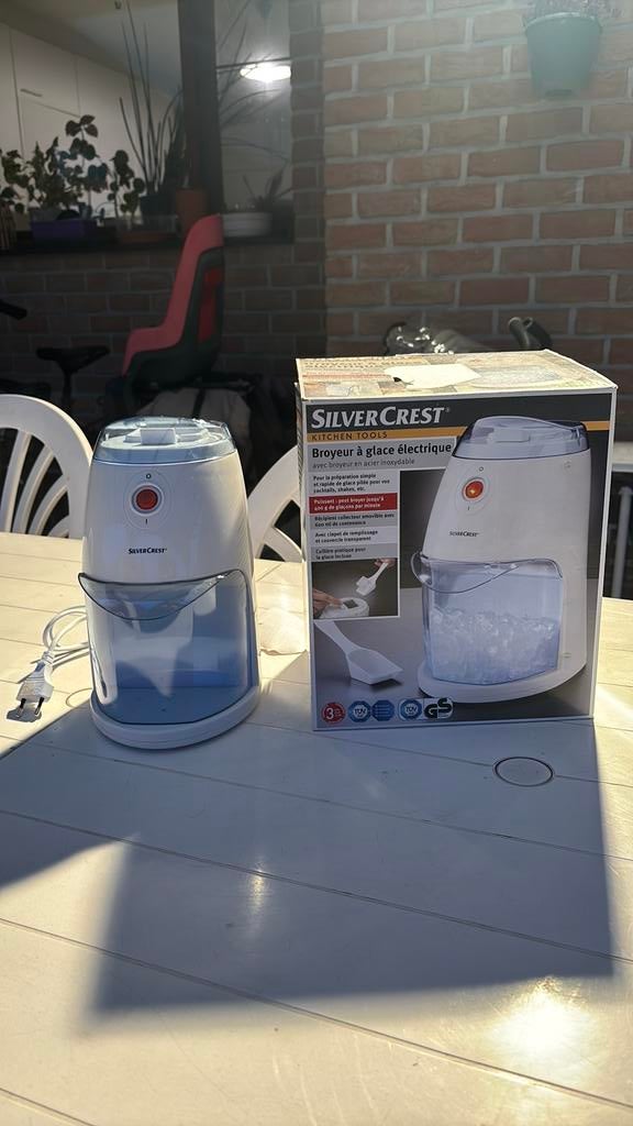 Ijsmachine silvercrest elektrische ijscrusher, Ophalen, Zo goed als nieuw