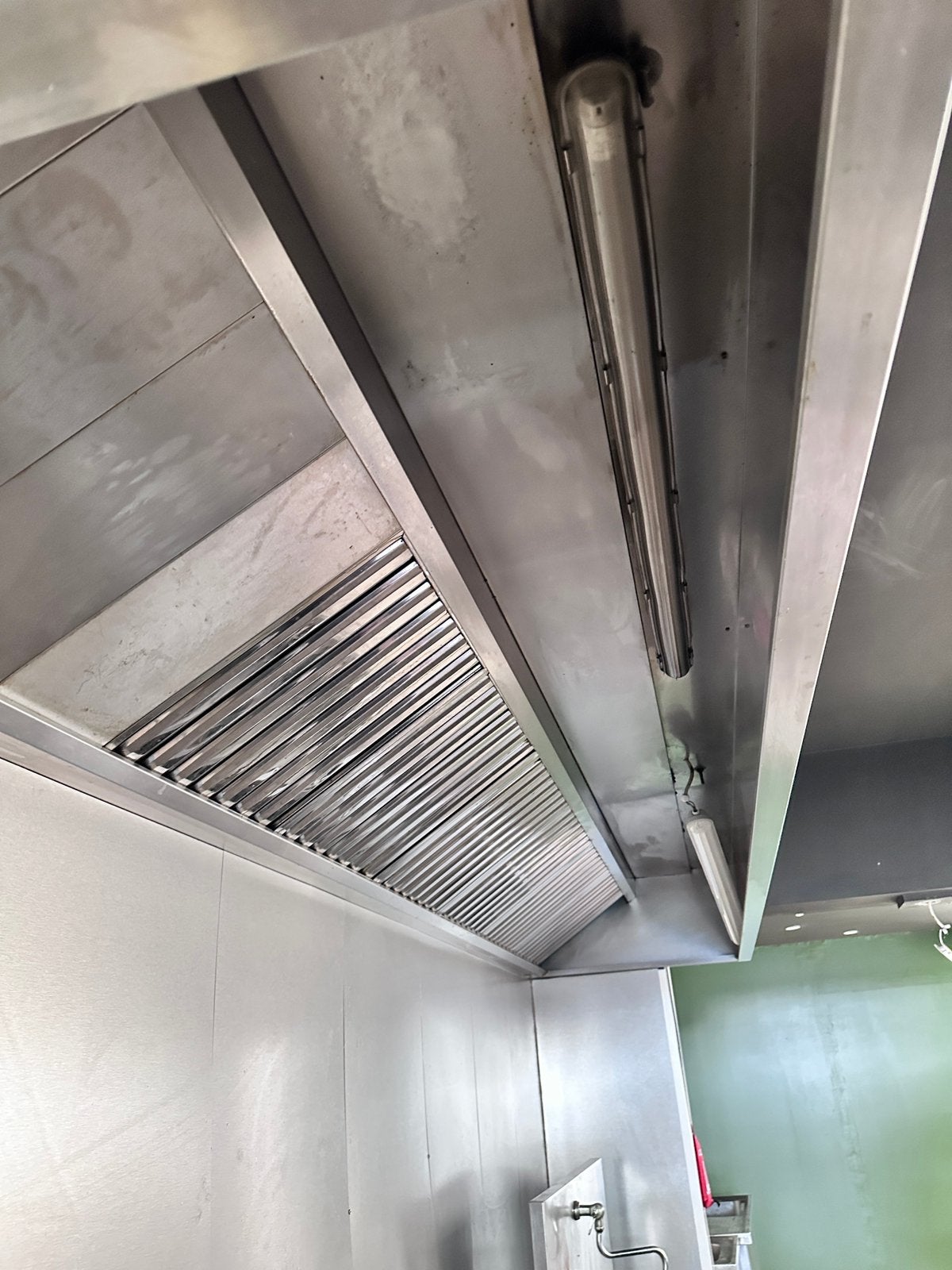 Gratis Inox Dampkap afzuiging 4x1m, Ophalen, Fornuis, Frituur en Grillen