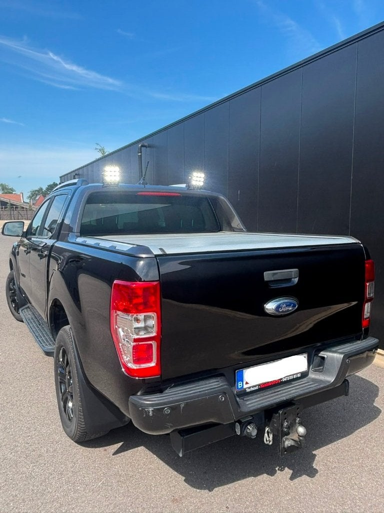 Ford Ranger 2.0 BiT Wildtrak 2022 - Veel opties!, Autos, Euro 6, Carnet d'entretien, Noir, 5 portes