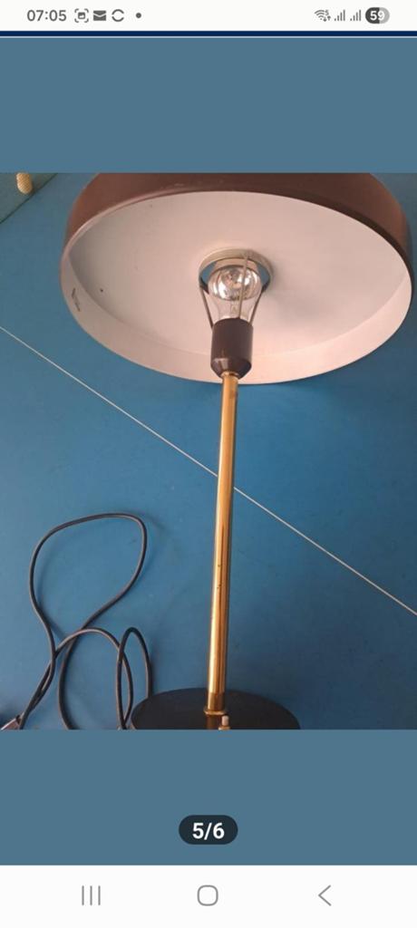Lampe Philips timor, Antiquités & Art, Enlèvement ou Envoi