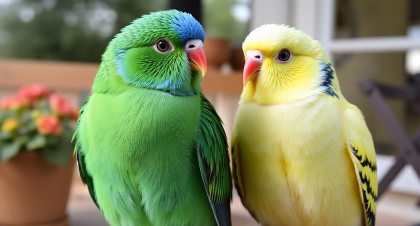 Jacko (parkiet) zoekt gezelschap — gratis vrouwtje welkom!, Dieren en Toebehoren, Mannelijk, Parkiet, Tam